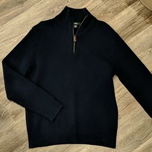J. Crew Lambs Wool 1/4 Zip Sweater
